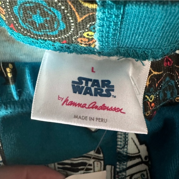 Hanna Andersson women's L Star Wars day of the dead jogger pajama pants NWT - Picture 4 of 5